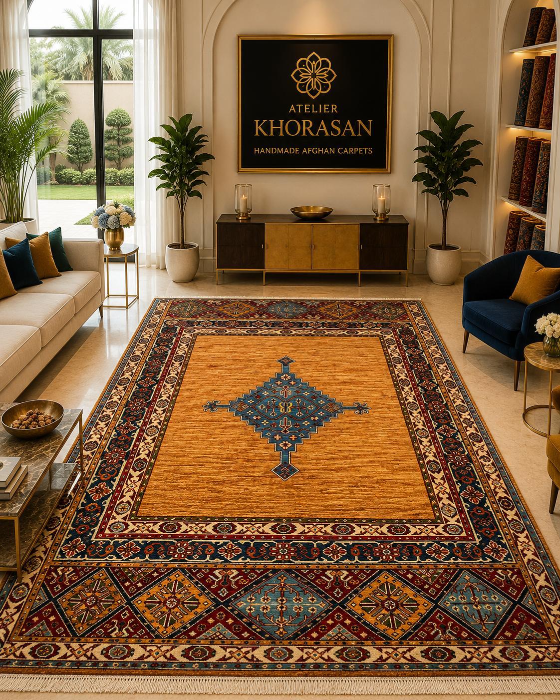 12 m² handwoven carpet — Grand Hall