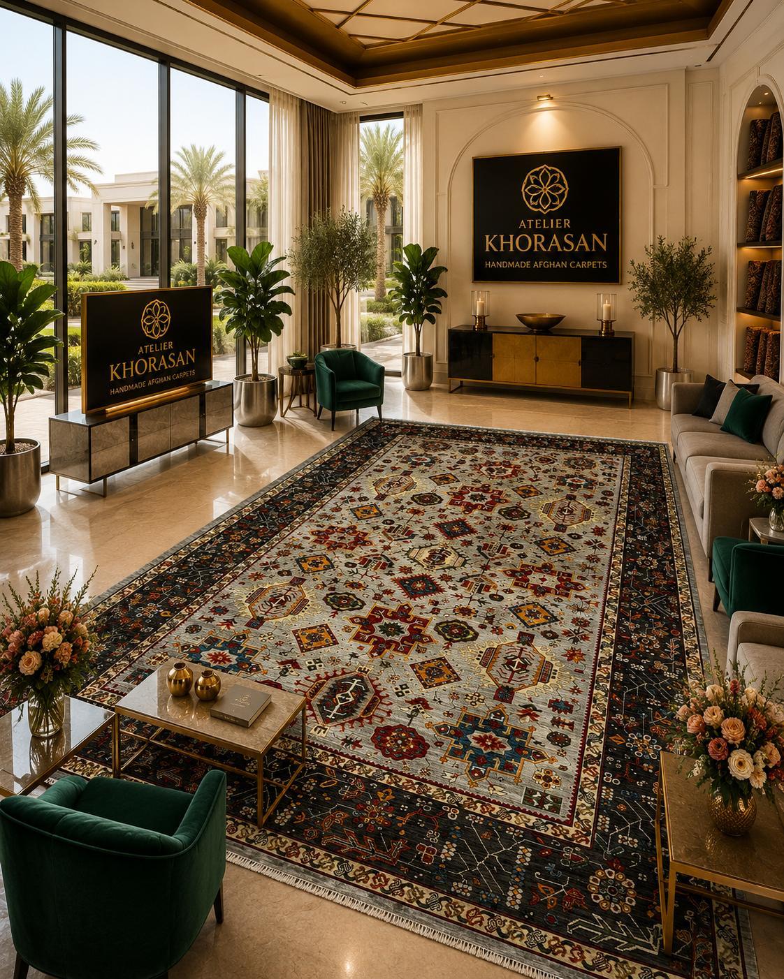 4 m² handwoven carpet — Salon